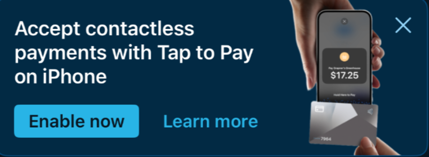 Enable Now Tap To Pay