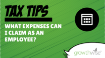 What expenses can I claim as an employee?