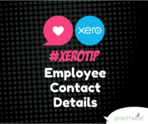 Xero Tip - Employee Contact Details