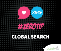 Xero Tip - Global Search