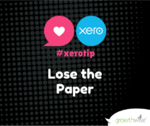 Xero Tip - Lose the Paper