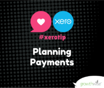 Xero Tip - Planning Payments