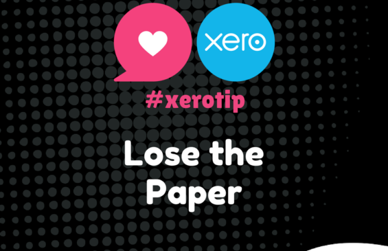 Xero Tip - Lose the Paper