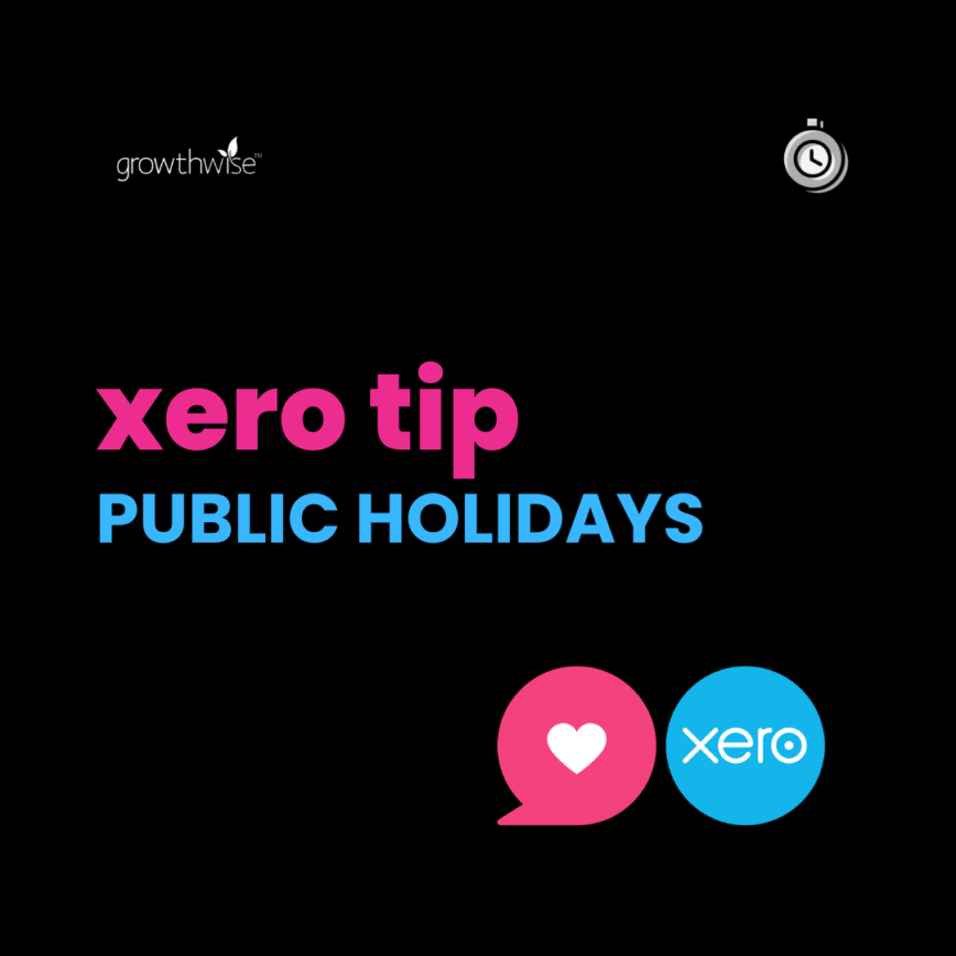 Xero Public Holidays